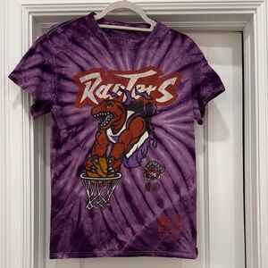 Mitchell & Ness Purple Raptors Tie-Dye Tee